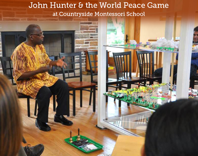 Get Live Updates on John Hunter & the World Peace Game at Countryside!